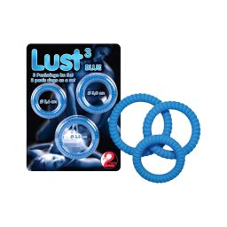 You2Toys - Lust péniszgyűrű trió - kék