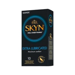 Manix SKYN Extra Lubricated - extra síkosított latexmentes óvszer (10 db)