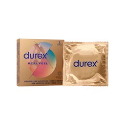 Durex Real Feel - latexmentes óvszer (3db)