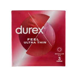 Durex Feel Ultra Thin - ultra élethű óvszer (3db)
