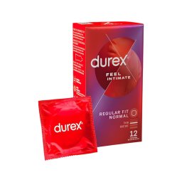 Durex Feel Intimate - vékonyfalú óvszer élethű érzéssel (12 db)