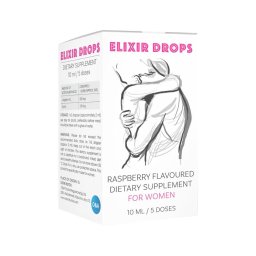 ELIXIR - női vágyfokozó cseppek (10 ml) - málna