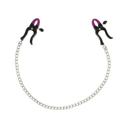 Bad Kitty - bimbócsipesz lánccal (lila-fekete)