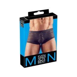 Átlátszó, csíkos boxer (fekete)