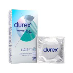 Durex Invisible Slim - vékony óvszer (10db)