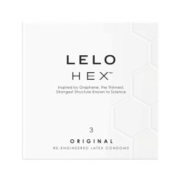 LELO Hex Original - luxus óvszer (3 db)