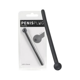 Dilator Piss Play - üreges, szilikon dilátor (fekete)