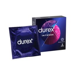 Durex Intense - bordázott és pontozott óvszer (3 db)