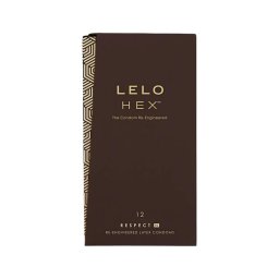 LELO Hex Respect XL - luxus óvszer (12 db)