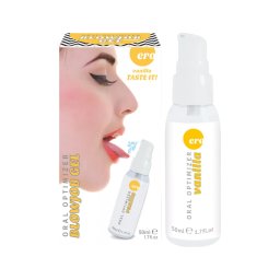 HOT - Blowjob Gel - orál síkosító gél - vanília (50 ml)