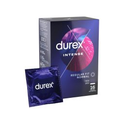 Durex Intense - bordázott és pontozott óvszer (16 db)