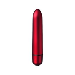 Scarlet Velvet - mini rúzs vibrátor (10 ritmusú) - piros