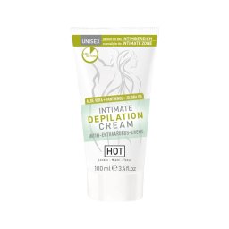 HOT Intimate - intim szőrtelenítő krém spatulával (100 ml)