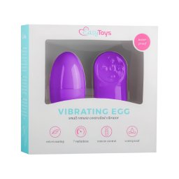 EasyToys - hordható 7 ritmusú rádiós vibrotojás (lila)