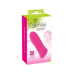 SMILE Power Bullet - akkus, extra erős kis rúdvibrátor (pink)