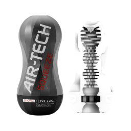 TENGA Air-Tech Squeeze Strong - szívó maszturbátor (fekete)
