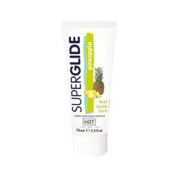 HOT Superglide - ananász ízű ehető vízbázisú síkosító (75 ml)