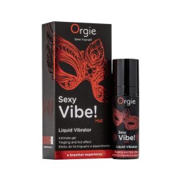 Orgie Sexy Vibe HOT - epres, melegítő folyékony vibrátor (15 ml)