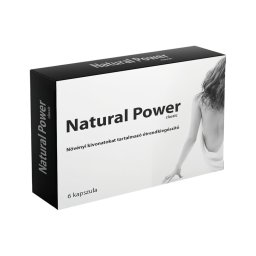 Natural Power - ginzeng tartalmú étrend-kiegészítő kapszula (6 db)