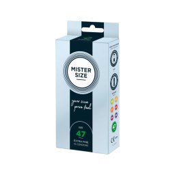 Mister Size vékony óvszer - 47 mm (10 db)