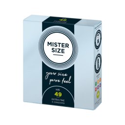 Mister Size vékony óvszer - 49 mm (3 db)