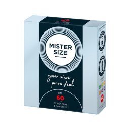 Mister Size vékony óvszer - 60 mm (3 db)