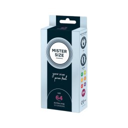 Mister Size vékony óvszer - 64 mm (10 db)