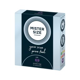 Mister Size vékony óvszer - 69 mm (3 db)