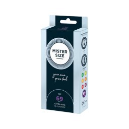 Mister Size vékony óvszer - 69 mm (10 db)