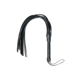 EasyToys Flogger - puha műbőr korbács (fekete)