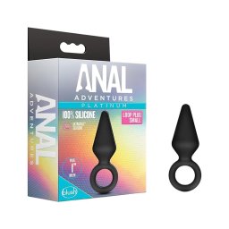 Anal Adventures Platinum S - anál plug (fekete) - kicsi