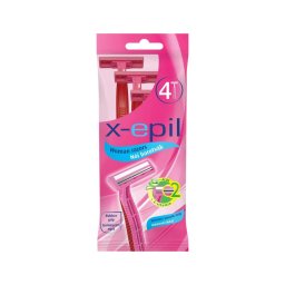 X-Epil - eldobható női borotva 2 pengés (4 db)