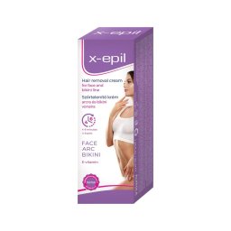 X-Epil - szőrtelenítő krém arcra/bikini vonalra (40 ml)