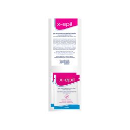 X-Epil - lehúzó textil csíkok (20 db) + olajos törlő kendő (2 db)