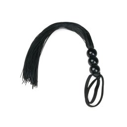 Easytoys Silicone Whip - szilikon korbács (fekete)