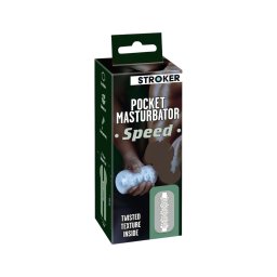 STROKER Speed - műpopsi maszturbátor (átlátszó)