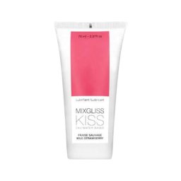 Mixgliss Kiss Wild - vízbázisú síkosító - eper (70ml)
