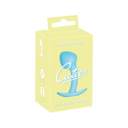 Cuties Mini Butt Plug - szilikon anál plug - kék (2,6cm)