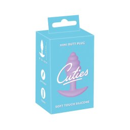 Cuties Mini Butt Plug - szilikon anál plug - lila (2,8cm)