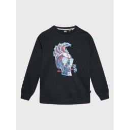 Quiksilver Pulóver Smoke EQBFT03791 Fekete Regular Fit