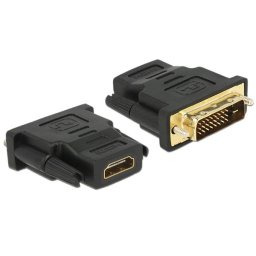 Delock adapter DVI 24 1 tűs hím > HDMI csatlakozó