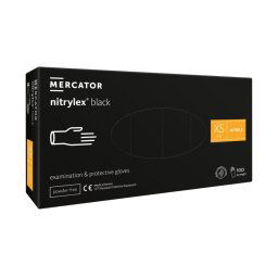 NITRYLEX BLACK - Nitril kesztyű (púdermentes) fekete, 100 db, XL