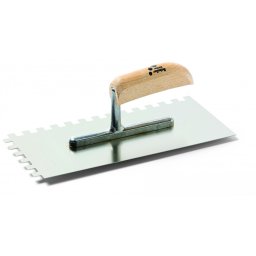 Fogazott glettelő, rozsdamentes, fogazás: 8x8mm Stan Karo C4 13x28cm