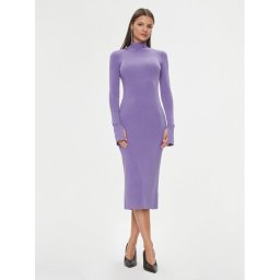 Patrizia Pepe Kötött ruha 2A2612/K002-M477 Lila Slim Fit