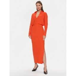 Patrizia Pepe Kötött ruha 2A2618/K139-R809 Narancssárga Regular Fit