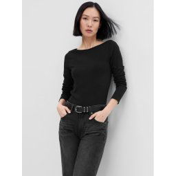 Gap Blúz 540606-04 Fekete Slim Fit