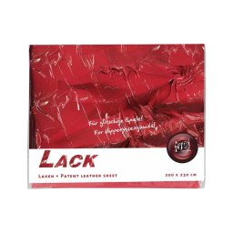 Fetish - lakk lepedő - 200 × 230 cm (piros)