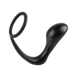 analfantasy ass-gasm - anál plug péniszgyűrűvel (fekete)