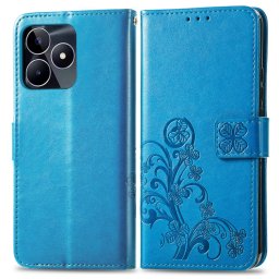 ART FLOWER S pénztárca tok Realme C53 kék