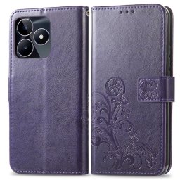 ART FLOWER S pénztárca tok Realme C53 lila